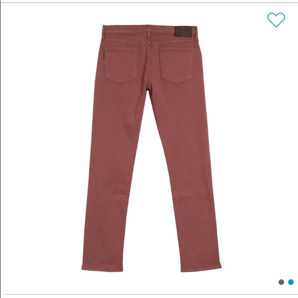 Paige Federal Straight Leg Jeans Dusted Rose - Picture 2 of 7